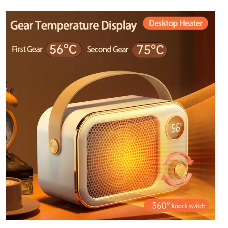 1200W Electric Space Heater Portable Home Heater Electric Heater Portable Heater with LED Screen PTC Ceramic Fast Heating