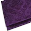 Moonfarm European Jacquard Velour Available In 7 Approximately X Floral for Crafts Fabric, Colors, 1.5m 2m, Pattern, (Purple)