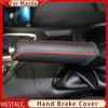 Leder Auto Handbremse Handbremsabdeckung für Mazda 3 Axela Atenza CX-5 CX3 CX-3 CX5 2015 2016 2017 2018 AT