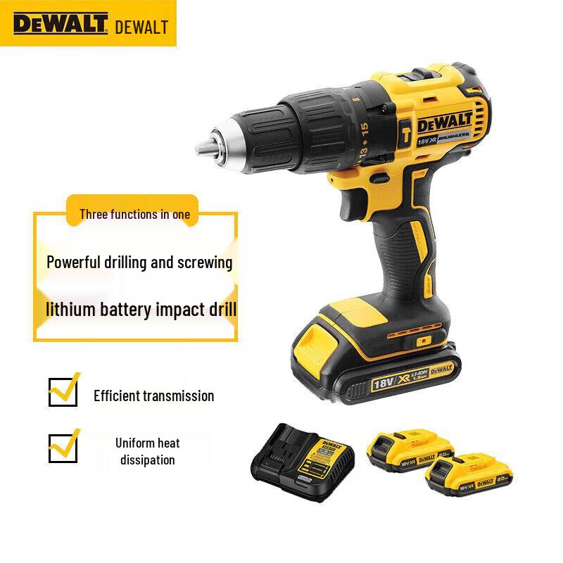 

DEWALT 20V MAX Cordless Brushless Impact Drill Kit CN plug (adapter included)