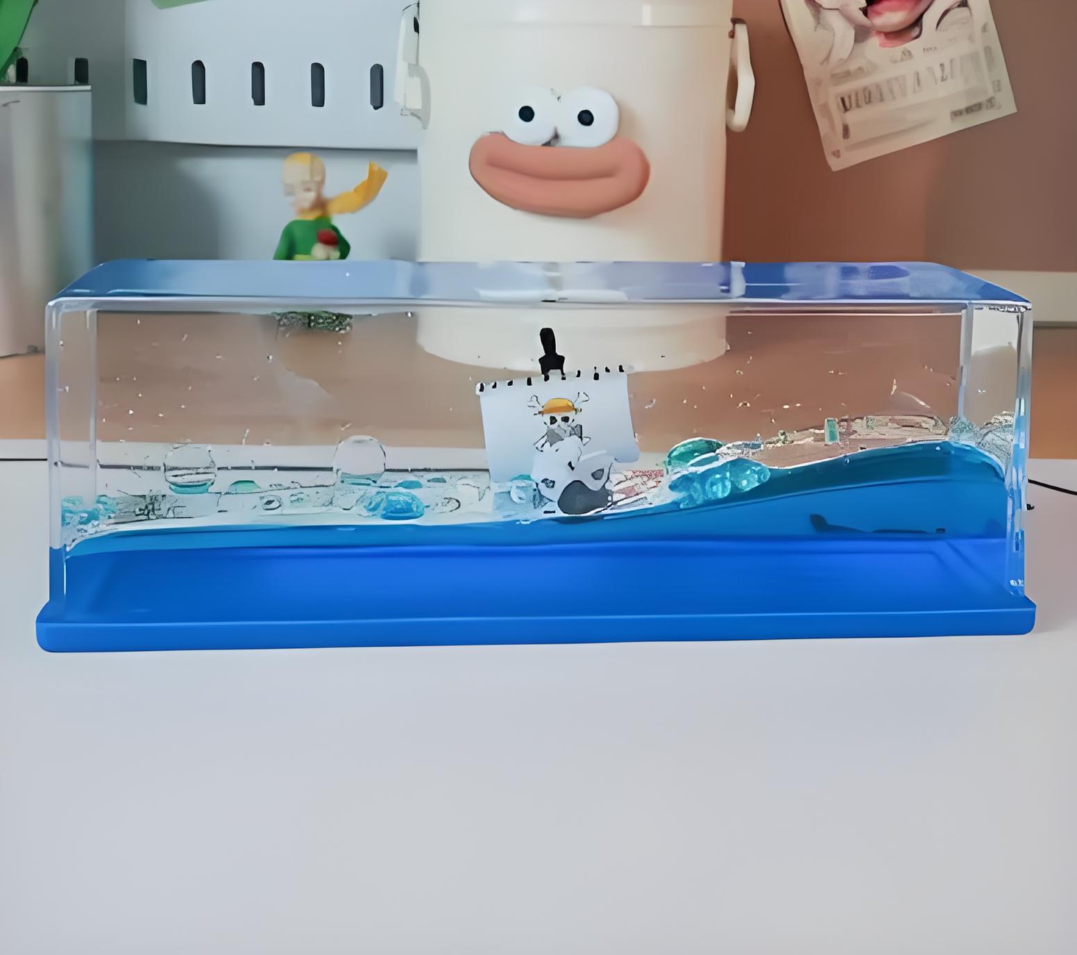 

Круизная жидкость Дрейфующая бутылка Золотая Веселая Настольное украшение United States