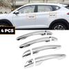 For Hyundai Tucson 2015 2016 2017 2018 2019 2020 Car Exterior Door Handle Moulding Cover Trim Decoration ABS Auto Accessories