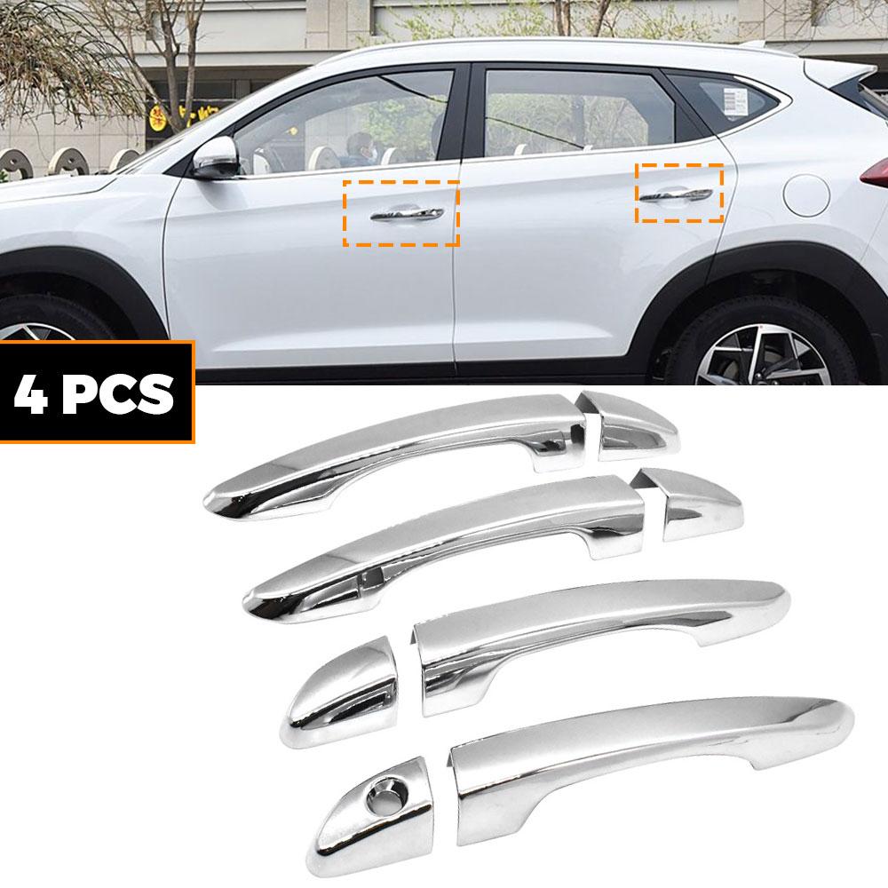 For Hyundai Tucson 2015 2016 2017 2018 2019 2020 Car Exterior Door Handle Moulding Cover Trim Decoration ABS Auto Accessories