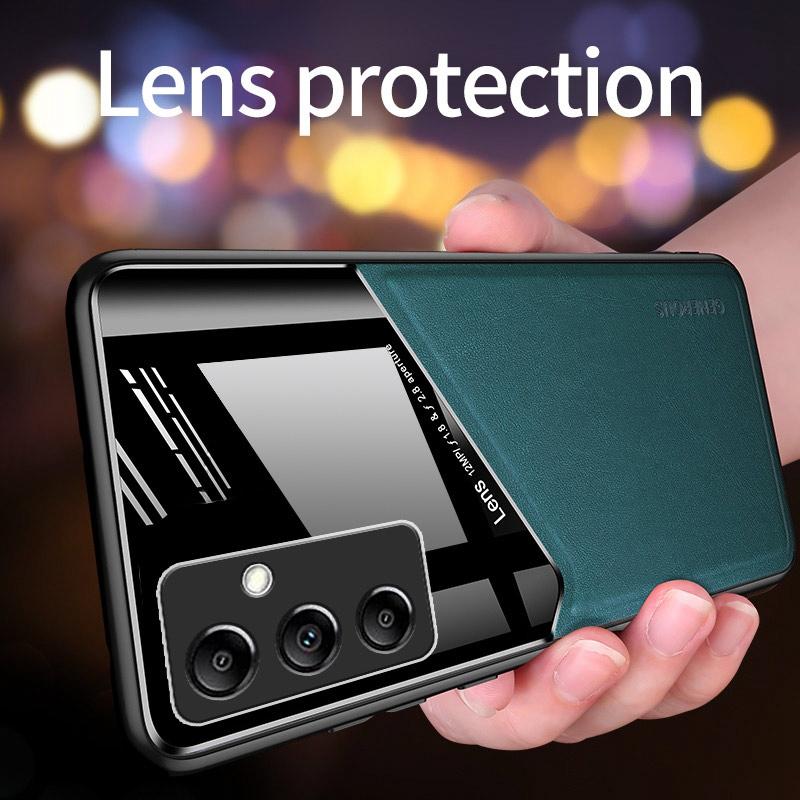 Luxury Leather Phone Case for Samsung Galaxy M14 Cover M34 M54 M13 M22 M23 M32 M33 M52 M62 Magnetic Silicone Protection Case F62