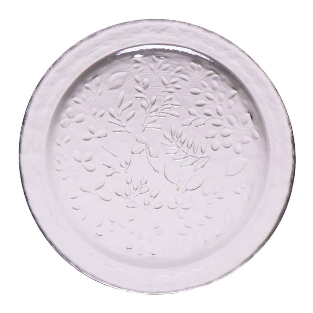 NARUMI Anna Emilia Glass Dishwasher Gift Box Plate, 16cm, Clear, Safe, Cute, Casual, Simple, Handmade, Included, UG1000-18CLR