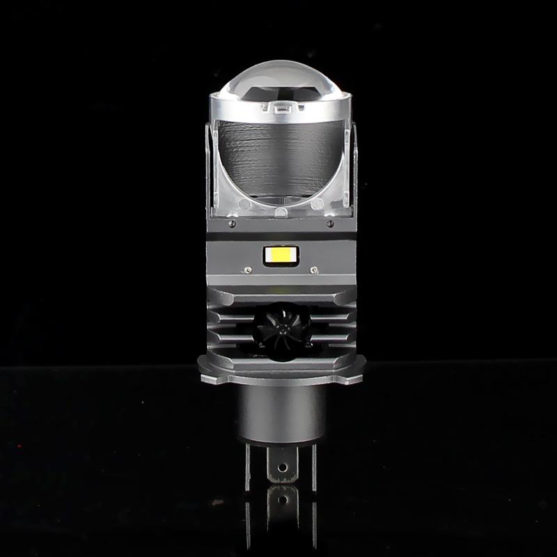 1pc H4 LED Projector Headlight Motorcycle 25W 50000LM Lens with Fan Cooling Automobile Hi Lo Beam Bulb For Haojue USR125