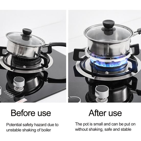 Universal Uniform Heat Conduction Pot Holding Simple Installation Stove Auxiliary Pot Holder for Restaurant Pot Holder