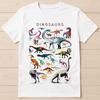 Dinosauri Nomi Lista Alfabeto Trex Best Seller Meme Divertente Regalo Maglietta T Shirt G2894