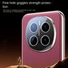 Delicate Skin Texture Plain Leather Lens Fully Wrapped Case For Honor Magic 7 Pro Magic7 Protection Cover