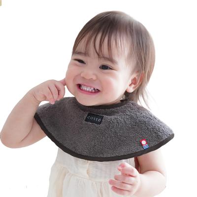 Imabari Handtuch für Mädchen und Babyparty Spucklätzchen [Cotte] Lätzchen, Anthrazit, Jungen, Geschenk, Geschenk,
