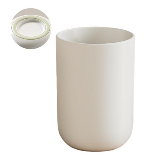 Mouthwash Cup Food Grade Student Dormitory Cup Anti-Slip Silicone Base Quick Drain Design Bathroom Cup