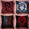 Beliebte World of Warcraft WOWWW Kissenbezug Premium Hautfreundlicher Kissenbezug Vielseitig für Zuhause Büro Reisen