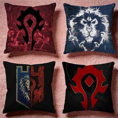 Popular WWorld of Warcraft WOWWW Cushion Cover Premium SkinFriendly Pillow Case MultiPurpose for Home Office Travel