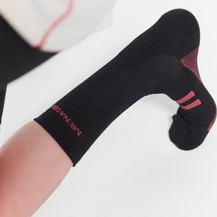 Menasoo Soft Runsocks_Black