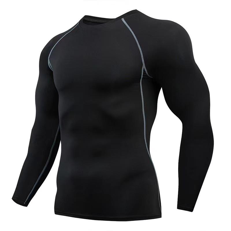 Men's High Elasticity Quick-Dry 5-Piece Fitness Set: Tights, Pants, Running & Training Gear