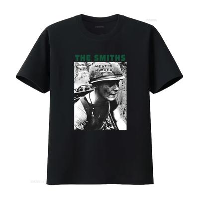 The Smiths Meat Is Murder Punk Rock Retro Cool T Shirt Sizes S 4XL Vintage Washed Slightly Stre