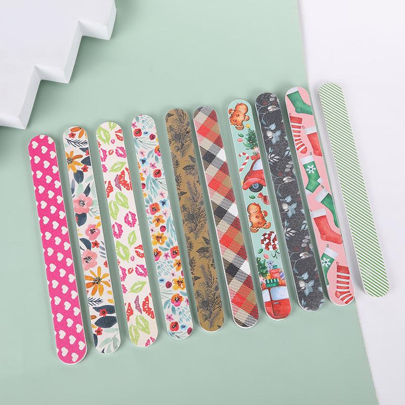Dual-Sided Nail File for Dead Skin Removal and Nail Art Polishing