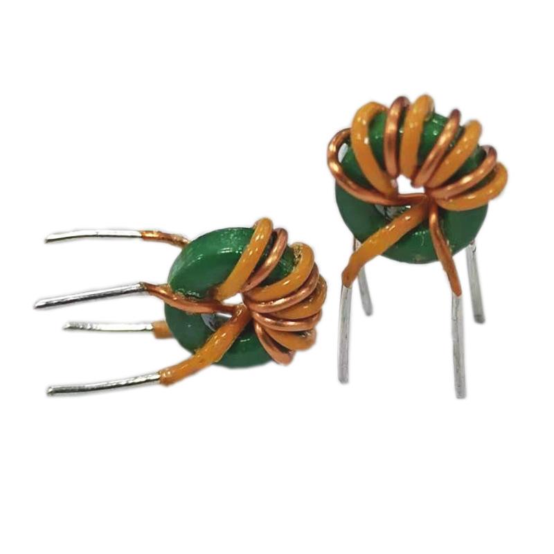 Toroidal Common Mode Inductor T632: 4 turns, 100UH, 3A, 0.5mm wire, insulated paper interleaved winding.