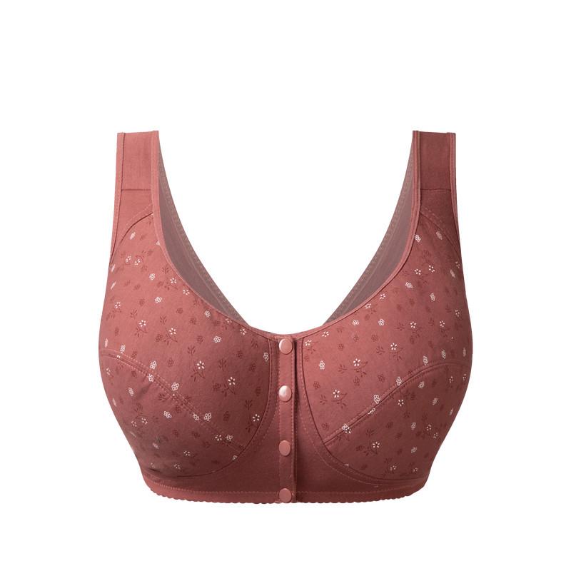 

Хлопковый спортивный бюстгальтер без косточек большого размера для женщин среднего и пожилого возраста M