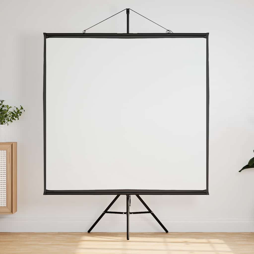Projection Screen with Tripod 72 Inches 1:1 Aspect Ratio