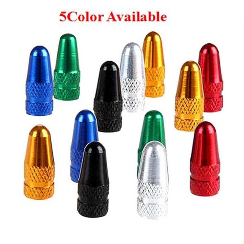 Colorful Aluminum Presta Valve Cap for Bicycles