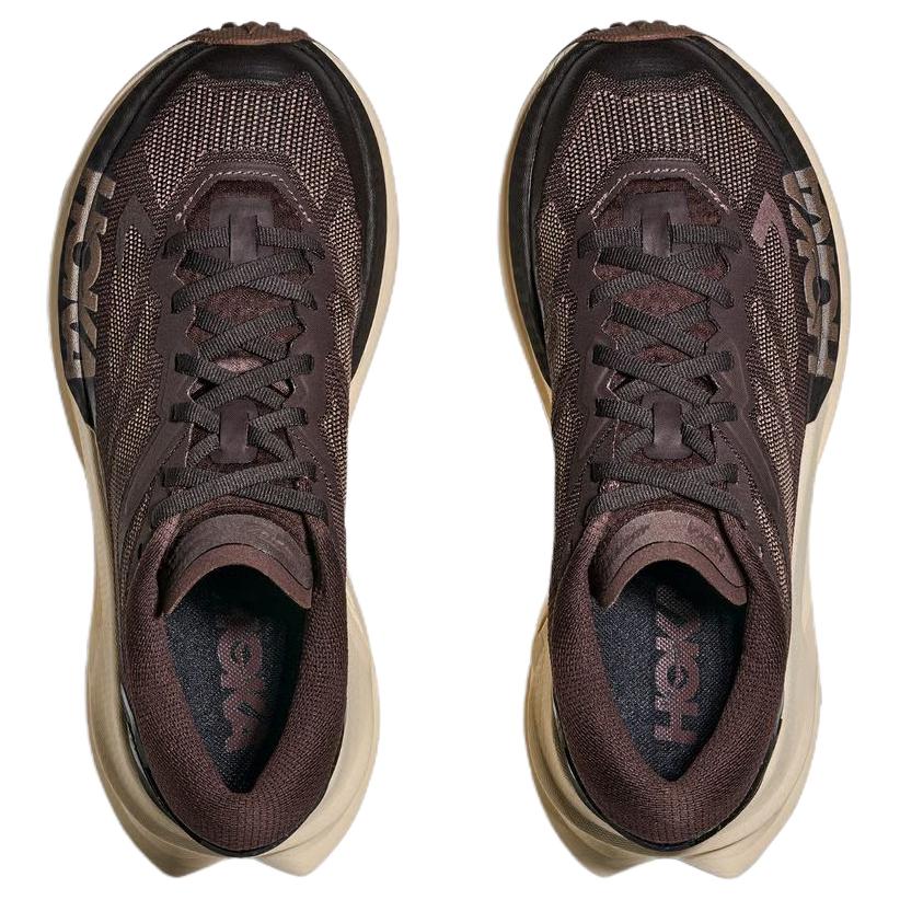 Hoka One One Mafate X Comfortable Fit Trail Running Shoes Unisex running shoes Brown Beige 1173310-WTRY