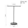 Newly designed metal gold T-shaped jewelry display stand for earrings, rings, necklaces, watches and pendants