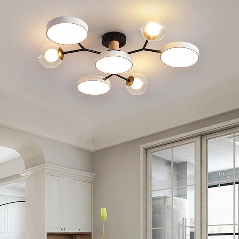 LED Pendant Lights Home Decoration for Living Room Bedroom Ceiling Chandelier Kitchen Dining Room Restaurant Indoor Hanging Lamp