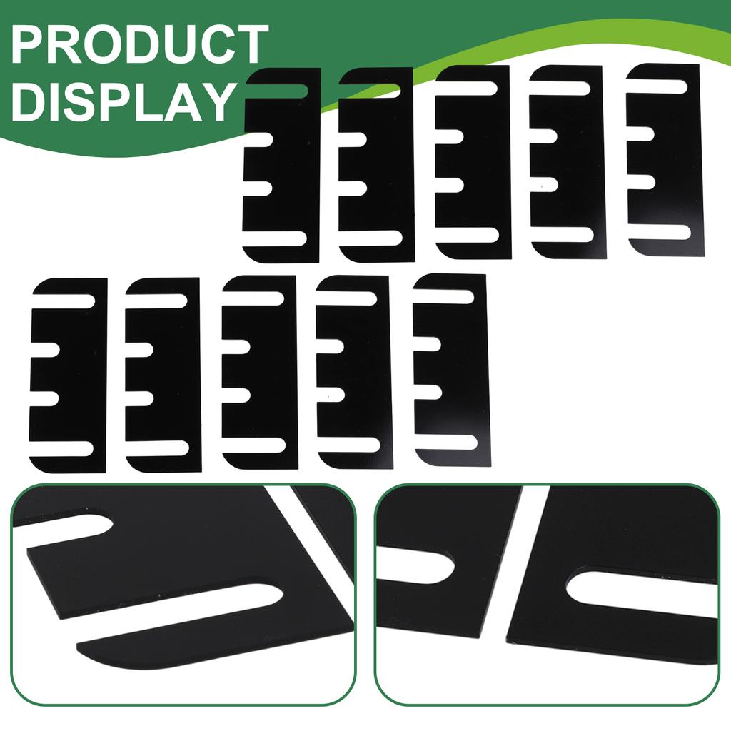 10 Pieces For Door Hinge Shims for Repair Kit 4 Inch for Filling For Door Gaps and Adjusting For Door Position Accurately