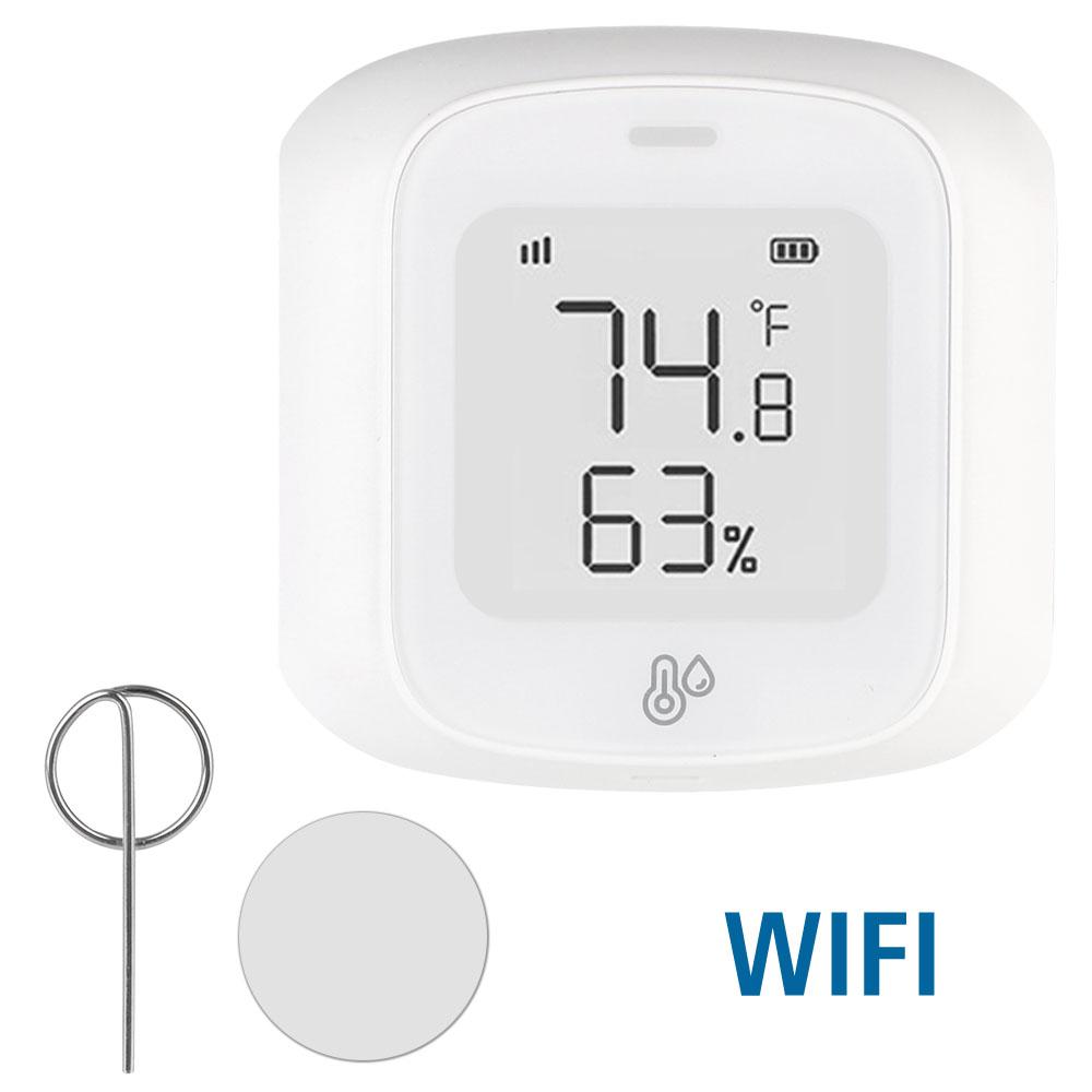 

Умный дом Связь Температуры и влажности Измеритель Голосового Управления Датчик Температуры и влажности Мини Светодиодный Экран Термометр wifi version