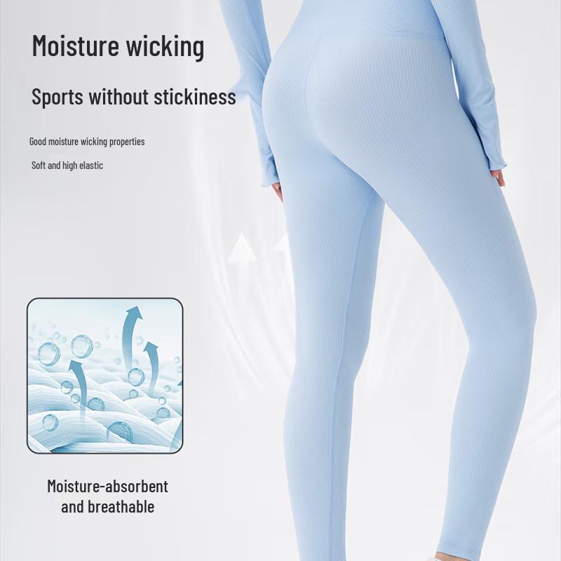 Women's High-Waist Seamless Yoga & Running Leggings