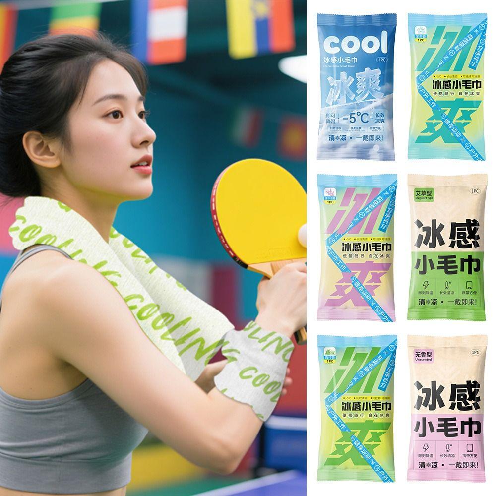 Disposable Cooling Towel Breathable Instant Cold Towel Creative Ice Wipes  Summer