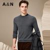 Antonio Men's 100% Cashmere Lightweight Round Neck Sweater