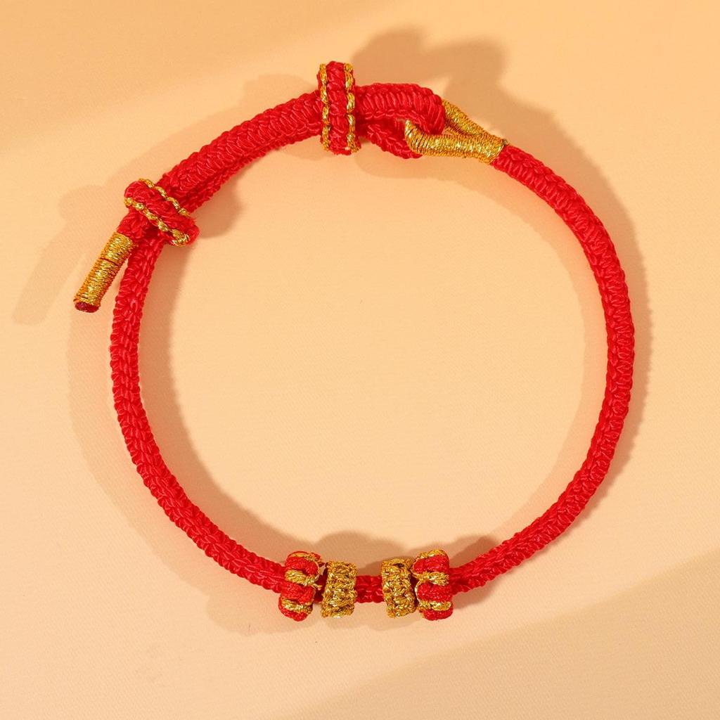 Year of the Horse Zodiac Bracelet - Red String Handmade Couples Charm for Men and Women, New Year Gift Jewelry