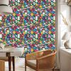 Wallpaper Small Flowers Sea and Blue for Living Room and Bedroom 50x1000