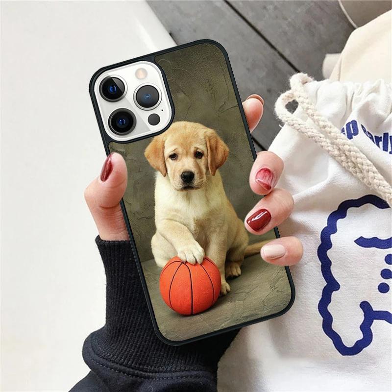 Etui Na Telefon z Szczeniakiem Labradora Dla iPhone 17 Air 15 16 Pokrowiec 11 13 14 Pro Max 12 Plus Max Fundas