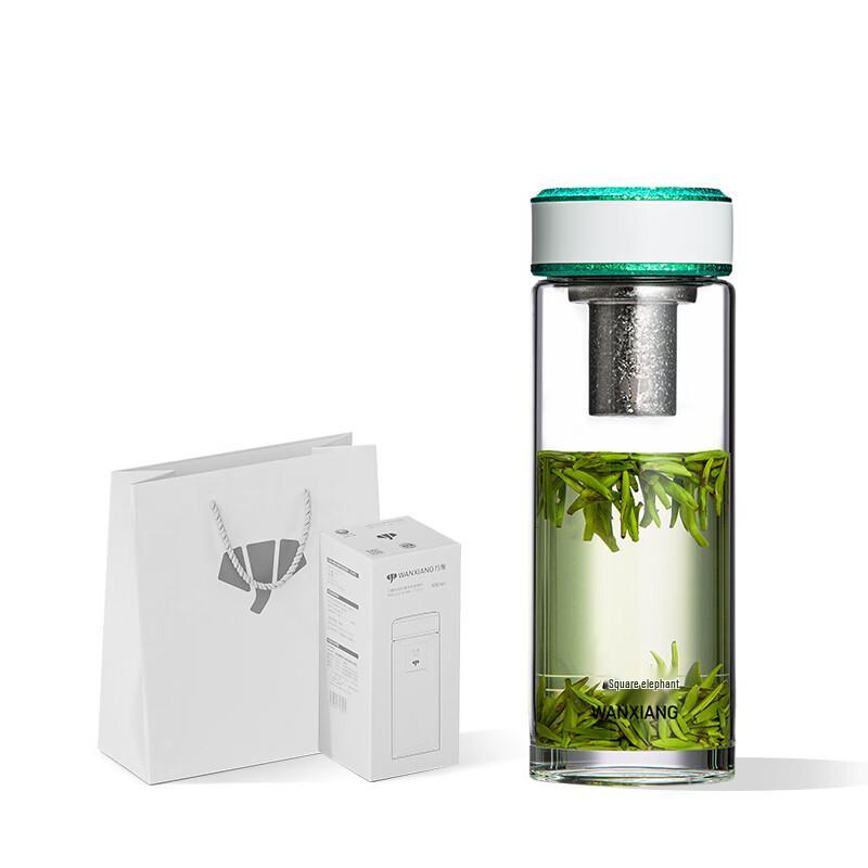 Vientiane Single-layer Titanium Silver Antibacterial Glass Cup