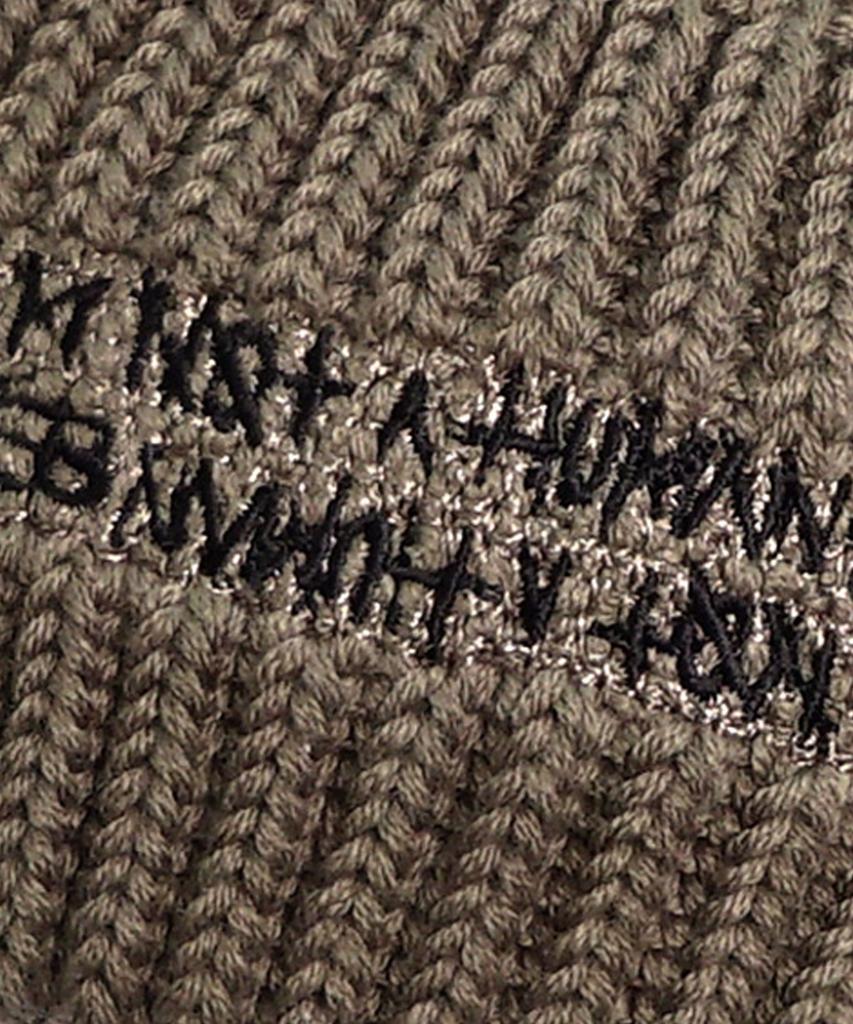 Aimnaseohyumeonbiing Basic Logo Beanie - Olive
