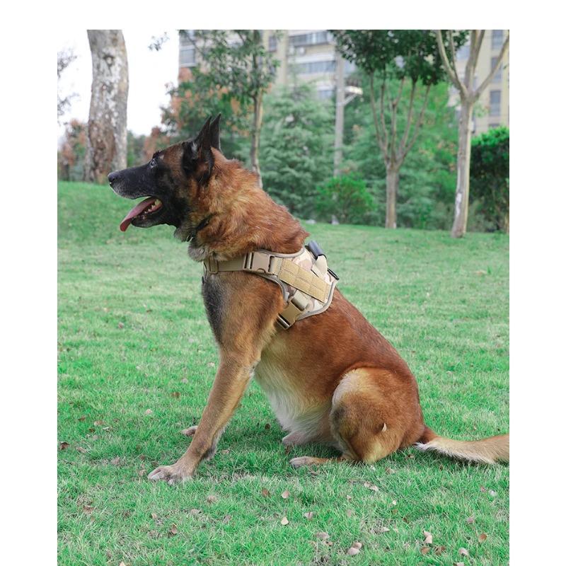 Pasek piersiowy dla psa dla dużych i średnich golden retrieverów, odporny na wybuchy, do ładowania, oddychający, taktyczna kamizelka, szelki dla psa