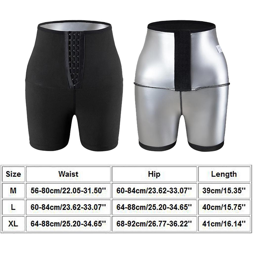 Sauna Shorts workout and fitness Sweat Pants Leggings High Waist Exercise Training Thigh