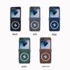 Magnetic Leather Textured Phone Case for Samsung Z-Flip7/Z-Flip6