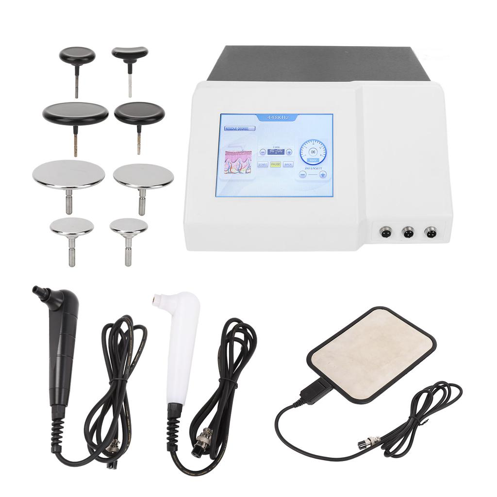 RF Beauty Cavitation Machine Pain Reduce Age Control Fat Dissolving Skin Care Device for Face Body 110‑240V US Plug