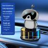 Creative Car Aroma Diffuser: Long-Lasting Fragrance Robot Ornament for Air Vent Decoration