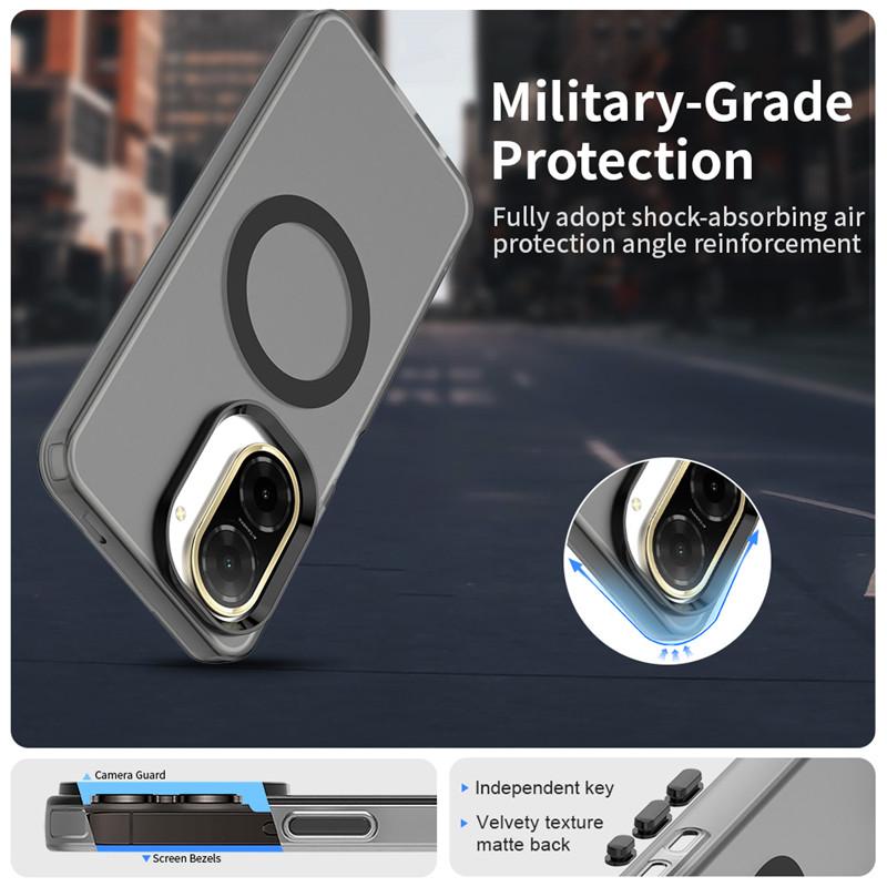 For Redmi A5 4G Case For Redmi A5 Global Cover Translucent Candy Color Matte Magnetic Shockproof Protective Bumper For Redmi A5