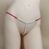 Sexy ženská perlová tanga s nízkým pasem kalhotky na zádech dámské spodní prádlo spodní prádlo G String K127