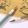 Chinese Brushes Hook Line Fine Paint Brush Crisperding Slender Gold Chinese Calligraphy Brush Wolf Hair Arcylic