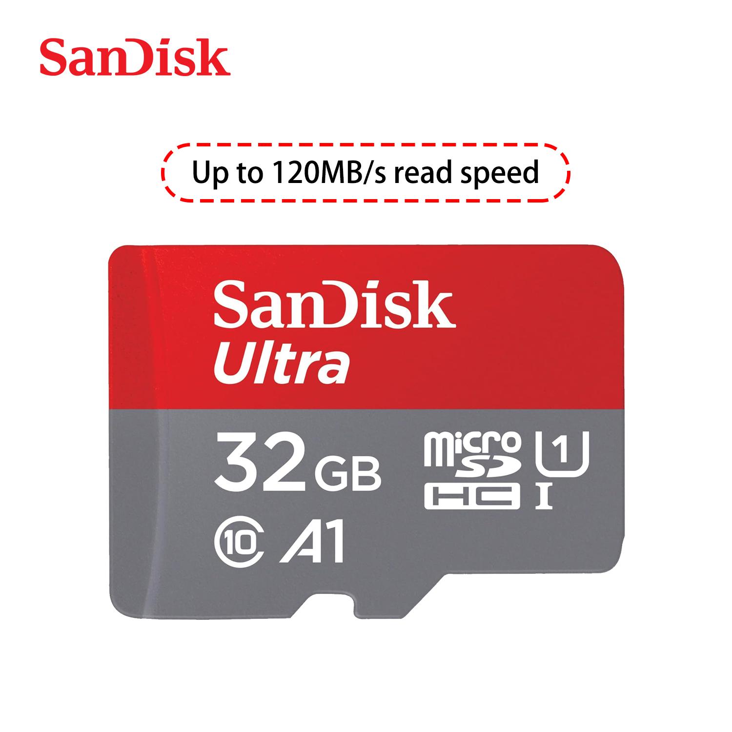 

Sandisk Ultra 128 ГБ Micro SD TF карта SDXC U1 A1 до 150 МБ/с 32 ГБ 64 ГБ 256 ГБ 512 ГБ Micro SD карта SD/TF флэш-карта карта памяти для телефона ПК планшета