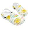 Allover Printed EVA Casual Clogs Men Women Soft Sole Easy Clean Lightweight Slip On Sandals Slippers Summer Daily Leisure Shoes