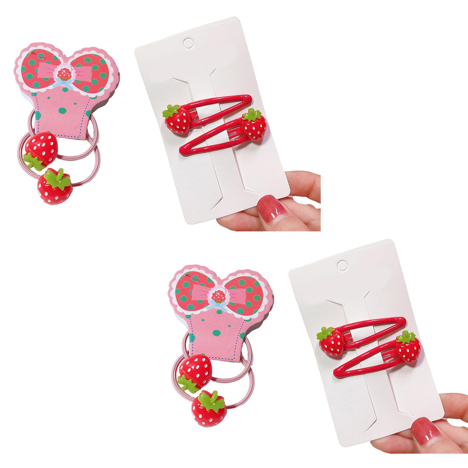 

Заколка для волос с клубникой, блестящие женские детские заколки для волос, заколки для волос, блестящая резинка для волос, милые шпильки для девочек 2000-х годов E