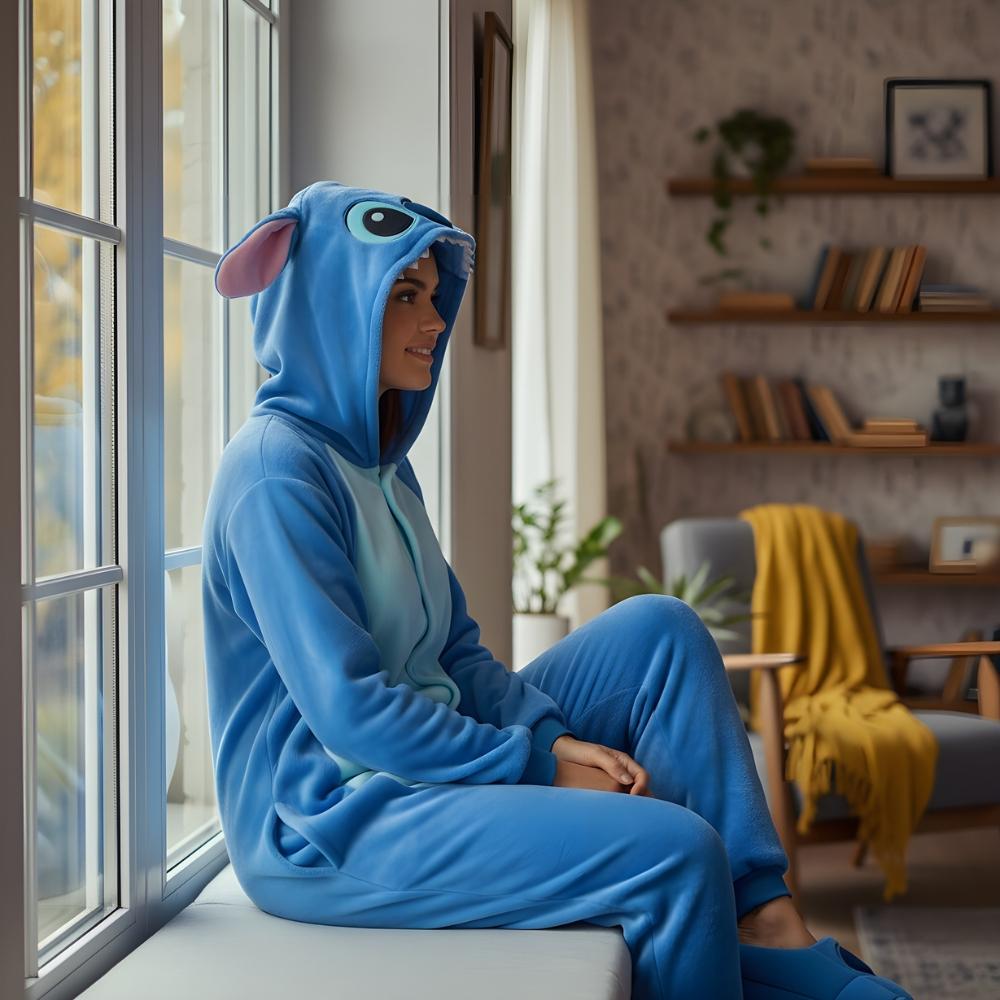 Piżama Onesie Kigurumi Kostium Przebranie Lilo & Stitch Xxl: 185 - 195Cm